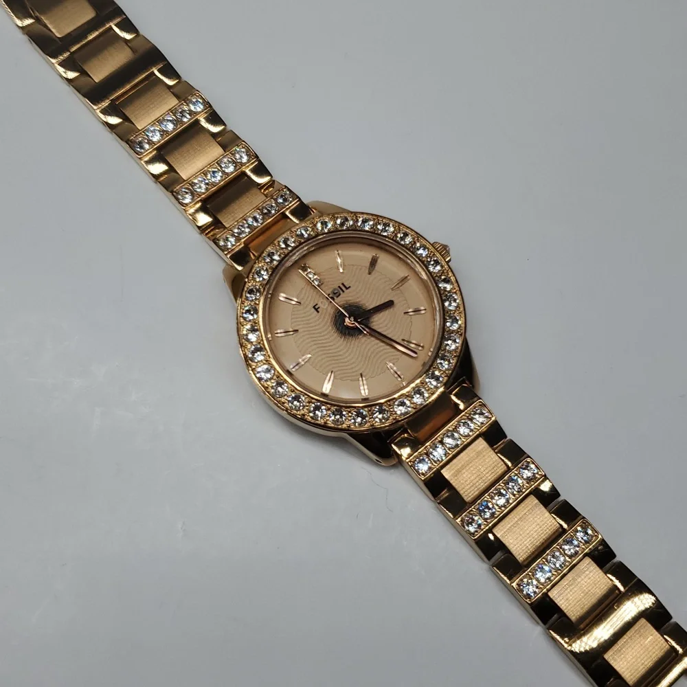 Fossil Watch ES3020 Jesse Rose Gold Stainless Steel Crystal Bezel Watch Parts